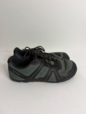 Xero Mesa Trail Shoes Mens 7.5 Gray Green Running Barefoot Minimalist Sneakers